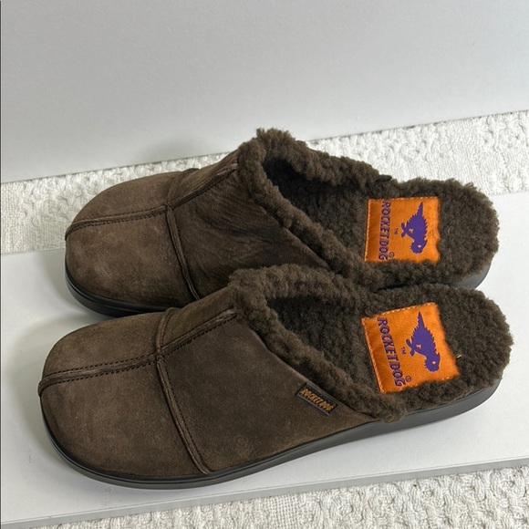 Rocket Dog Brown Suede Slip-On Mules & Clogs size 10 - Picture 1 of 6